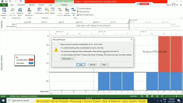 Microsoft Office Project Training | Online Class | Day 6 Session | Abu Dhabi (UAE) смотреть онлайн