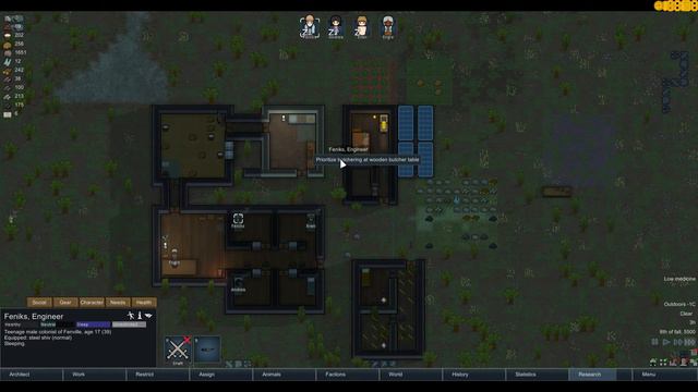 Rimworld Alpha 14 - Trading - Lonely Start gameplay, Steam Release смотреть онлайн