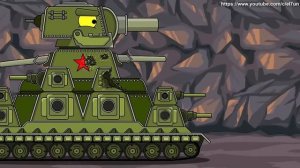 Советский КВ-44 VS Немецкий КВ-44 - Мультики про танки
