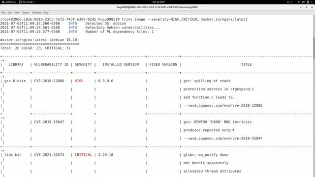 SECURITY | ◀ ANALYZE Docker images with TRIVY ▶ | Search for CVEs (vulnerabilities) смотреть онлайн