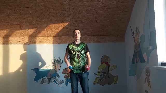 Как научиться жонглировать 4 мячами в технике "колонны" смотреть онлайн