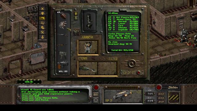 Fallout 2 Solar Scorcher showcase and Comparison with Turbo Plasma смотреть онлайн