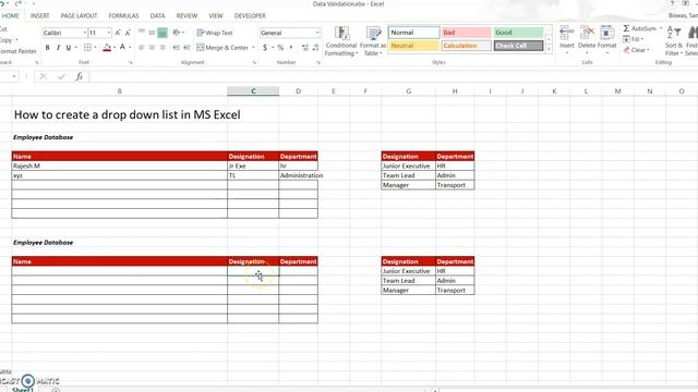 Excel in MS Excel - How to create Data Validation List in MS Excel? смотреть онлайн
