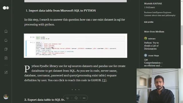 Python ve Microsoft SQL Entegrasyonu смотреть онлайн