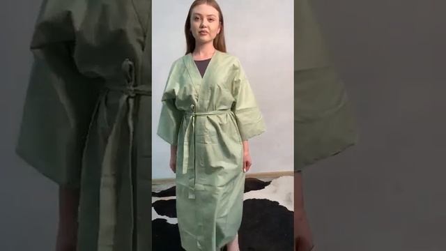Халат материал хлопок размер 46/L модель Тюльпан #туника #халаты #пошив смотреть онлайн