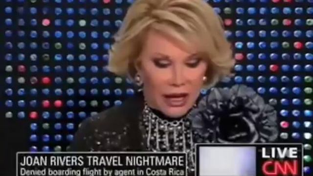 Joan Rivers Talking Airline Security On Larry King - CNN смотреть онлайн