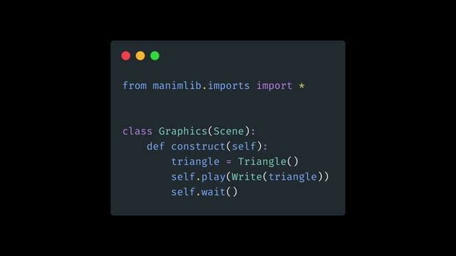 Manim Example | How to Show Triangle in Manim смотреть онлайн