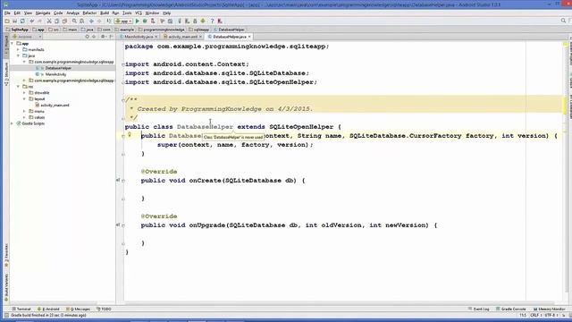 Android SQLite Database #1 | Complete Android Tutorials | SQlite Database Insert into database смотреть онлайн