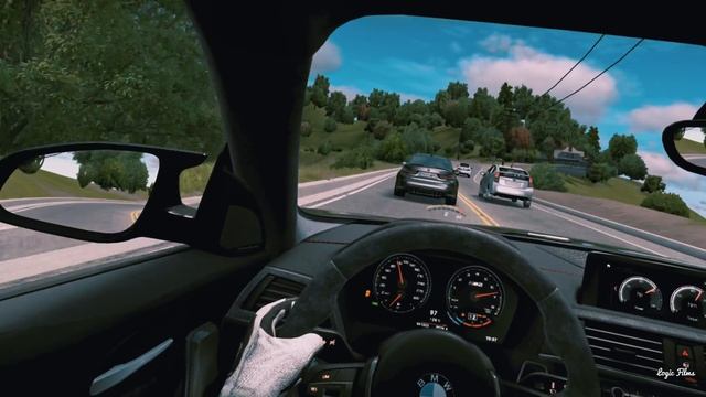 Assetto Corsa - STREET RACING through traffic on Mulholland Drive [Online VR] смотреть онлайн