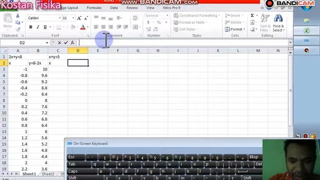Membuat #Grafik Penyelesaian Sistem Persamaan Linear Dua Variabel Menggunakan #Excel смотреть онлайн