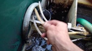 Подключение шлангов к мамут насосу в септике Юнилос Астра