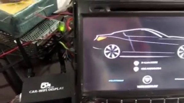 PTV550 5G car wifi display mirror link for ios12 Airplay & android miracast screen mirroring Mirabo