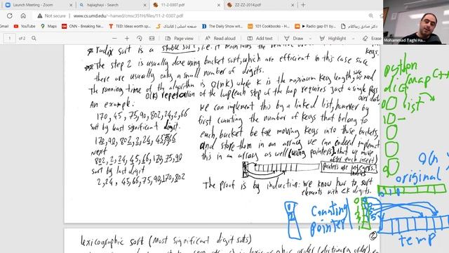 Lesson 12: Introduction to Algorithms by Mohammad Hajiaghayi: Bucket and Radix Sorting Analysis смотреть онлайн