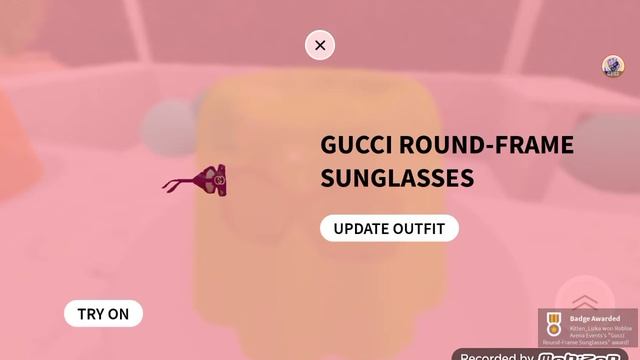 Как БЕСПЛАТНО получить красные/малиновые гучи очки/Roblox Gucci Garden/31.5.2021г.