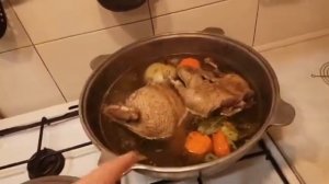 ВАРИМ БУЛЬОН ИЗ ИНДОУТКИ.