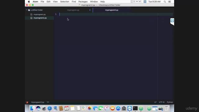 Learning Python | Real World Application| 008 Setting up Atom on Mac смотреть онлайн