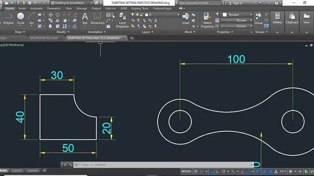 AutoCAD Radius Dimension Command tutorial for beginners || How To Use Radius Dim command in AutoCAD смотреть онлайн