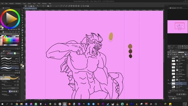 Let's Draw - JRPG Mountain Troll Battle Art смотреть онлайн