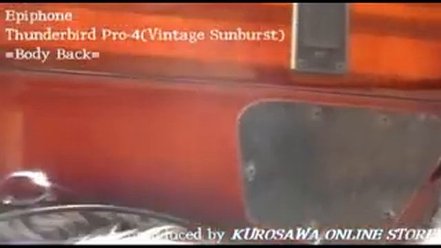 Epiphone Thunderbird Pro-4 in Vintage Sunburst その2 смотреть онлайн
