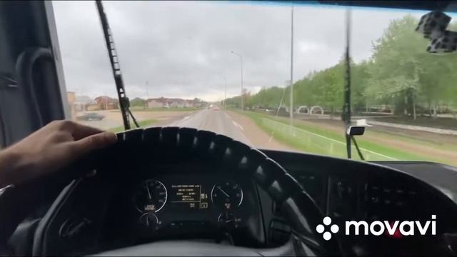 Дорога в город Черкесск// погрузка минеральной водой… смотреть онлайн