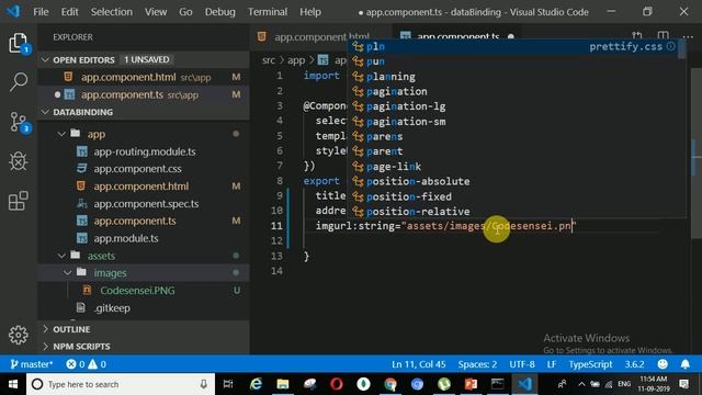 Data Binding In Angular8 смотреть онлайн