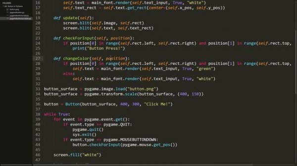 EASY Way to Make BUTTONS for Python/PyGame Projects