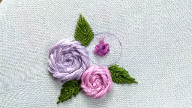 Rambler rose stitch hand embroidery #knottytutorial смотреть онлайн