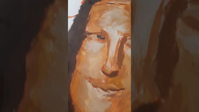 как нарисовать мону лизу часть3 смотреть онлайн