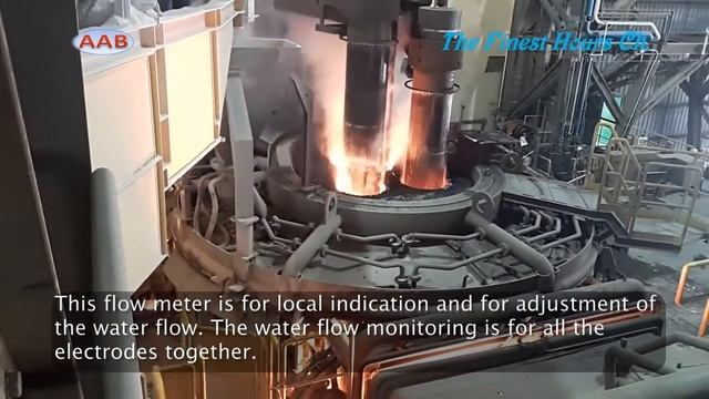 Electrode Spray Cooling System in Electric Arc Furnace #EAF смотреть онлайн