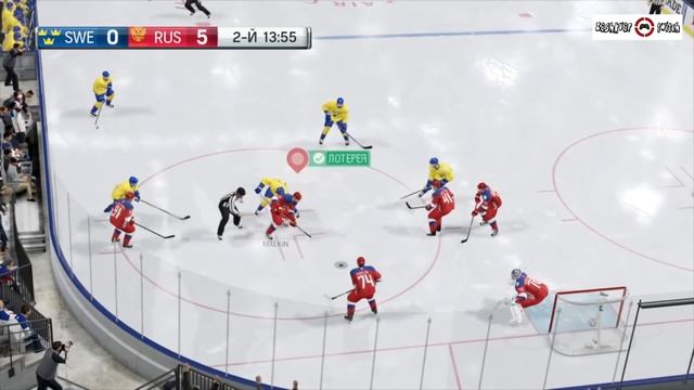 NHL 17 Обзор Геймплей Россия - Швеция PS4 смотреть онлайн