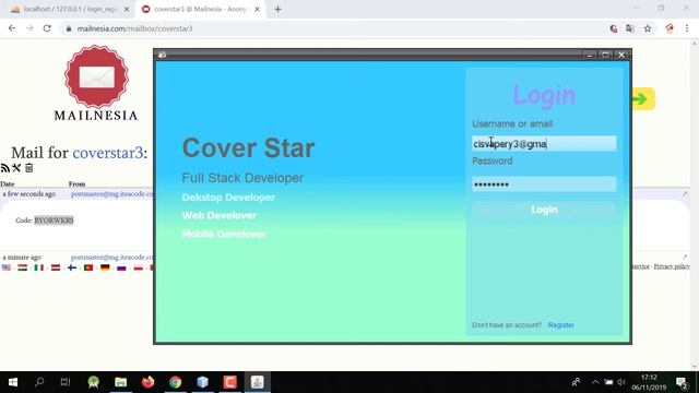 Java Swing Login and Register with Send email verification code | Java Swing JDBC MySQL смотреть онлайн
