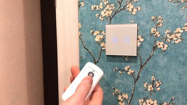Настройка пульта ДУ сенсорного выключателя с AliExpress. смотреть онлайн