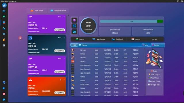 Desktop Modern Python UI Aplicativo com SQLite (PyQt5/PySide2) Gerenciador de finanças pessoais PT. смотреть онлайн