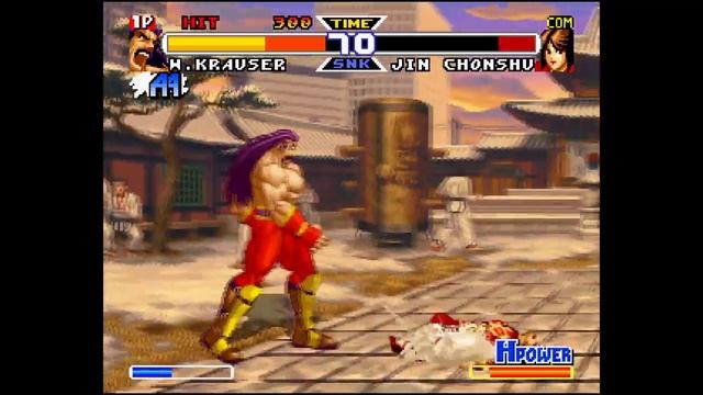 Real Bout Fatal Fury Special - Wolfgang Krauser - Arcade Mode смотреть онлайн
