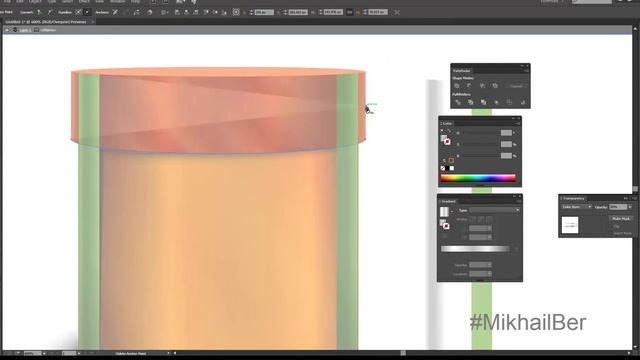 Подарочная упаковка в стиле Реализм в Иллюстраторе/Realistic Gift Wrap In Illustrator. Process.