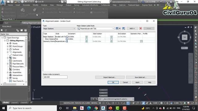 Editing Alignment Labels In AutoCAD Civil 3D 2022 | Civil3D Alignment Label Customization смотреть онлайн
