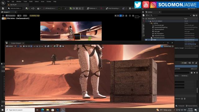 Free Octane Render Engine for Unreal Engine 5.1 ~ Testing with Blockade Labs + WithPoly AI Textures смотреть онлайн