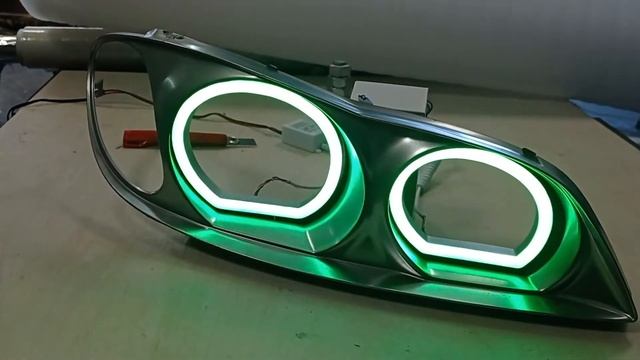 LED angel eyes TAU tech for Nissan Maxima Cefiro RGB смотреть онлайн