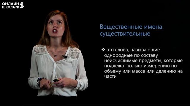 Имя существительное как часть речи. Видеоурок 16. Русский язык 10 класс смотреть онлайн