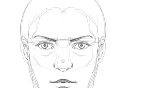 face sketch using the symmetry tool in autodesk sketchbook pro #3 смотреть онлайн