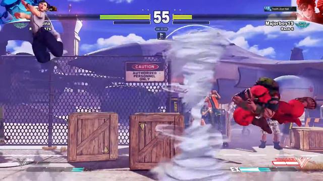 Street Fighter 5! 1sagainx (Rashid) Vs Majorboy19 (Chun Li)! смотреть онлайн