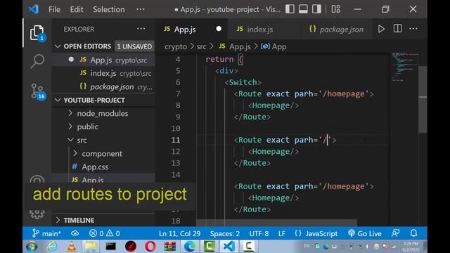 Setup React Router in React Project || version 6 React Router смотреть онлайн