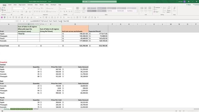 Excel Tutorial | How to use SUMIF formula across multiple worksheets смотреть онлайн