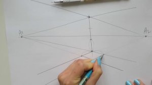 ✏️УГЛОВАЯ ПЕРСПЕКТИВА: как построить перспективу в 2 точки схода в интерьере (2 способа)