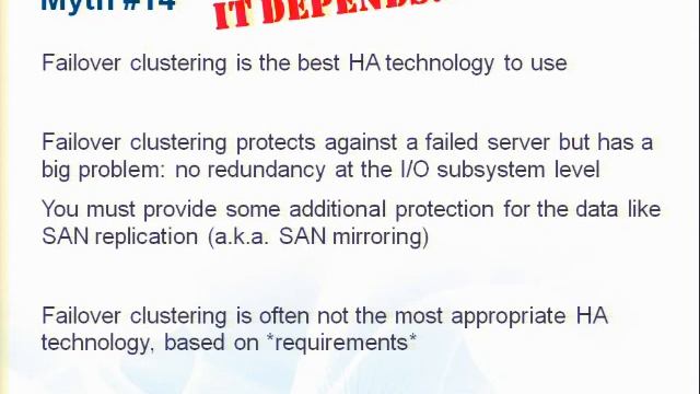 DBA Mythbusters смотреть онлайн