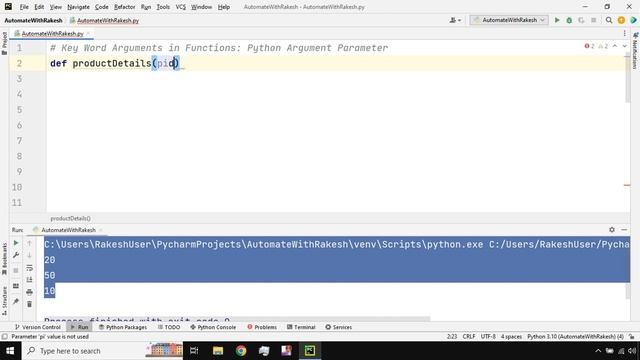 #53 Keyword Arguments Function in Python | Python Tutorial for Beginners смотреть онлайн