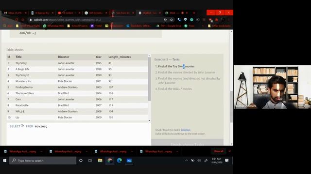 Database+SQL | Constraints & Filtering | Lesson 3.2 | Manzy Tutorials by Kumar Nemani смотреть онлайн