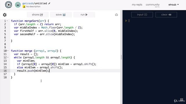060 Merge Sort Code смотреть онлайн
