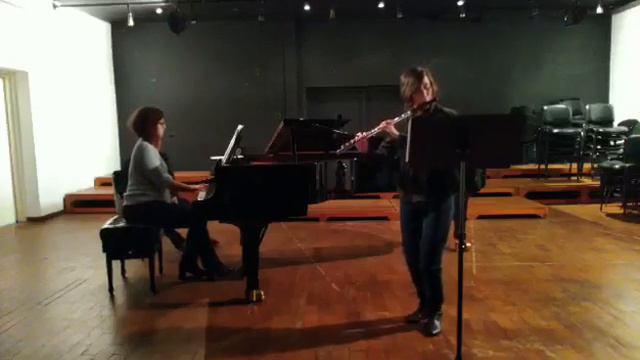 Paul Hindemith Sonata for Piano and Flute - 2 and 3 mov. смотреть онлайн