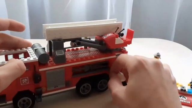 ПОЖАРНАЯ МАШИНА ИЗ ЛЕГО! Brick! Улучшения к набору!! смотреть онлайн